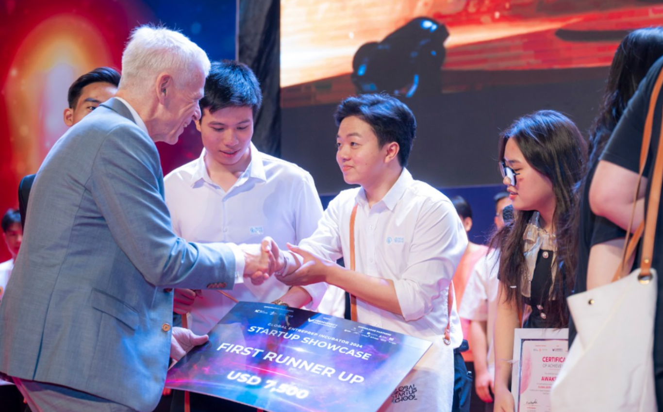 Award Ceremony Handshake